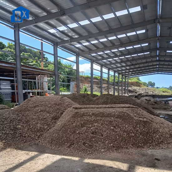 Недорогой сборный склад, мастерская стальной конструкции, промышленный склад стальной конструкции, навес для хранения